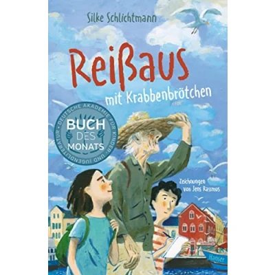 Abbildung von Reißaus mit Krabbenbrötchen: Buch des Monats der Deutschen Akademie für Kinder und Jugendliteratur