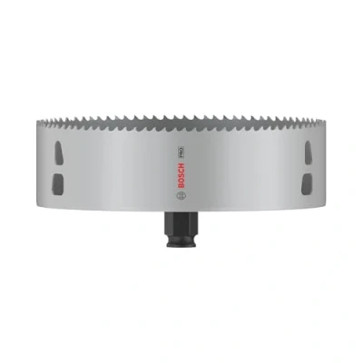 Abbildung von Bosch 1x PRO Multi Material Power Change Plus Lochsäge (für Weichholz, Trockenbauwand, Ø 168 mm, Professional Zubehör Bohrmaschine/Schrauber)
