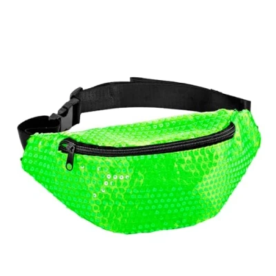 Abbildung von Widmann S.r.l. Kostüm Neon Bauchtasche mit Pailletten, Pink