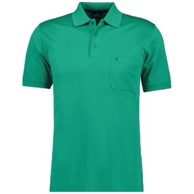 Abbildung von RAGMAN Herren Softknit Polo mit Brusttasche Kurzarm, 540391, SMARAGD, XL