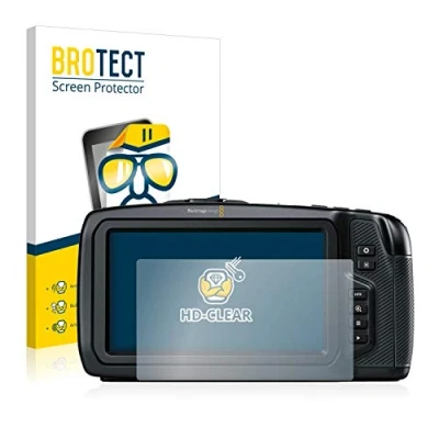 Abbildung von BROTECT (2 Stück Schutzfolie für Blackmagic Pocket Cinema Camera 4K / 6K Displayschutz Folie Ultra Klar