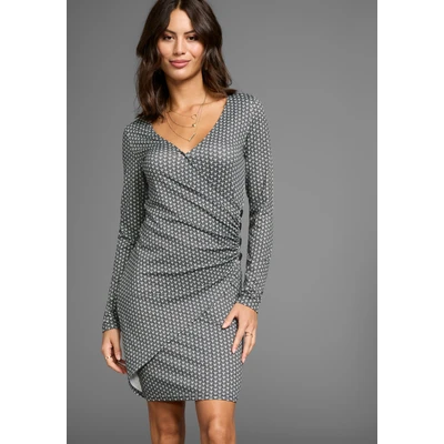 Abbildung von Laura Scott Jerseykleid mit Wickeleffekt