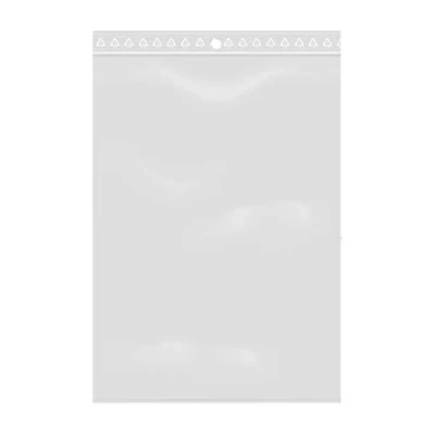 Abbildung von 1000 Stück Zip Beutel transparent Lebensmittelecht Kunststoff (12 x 18 cm)