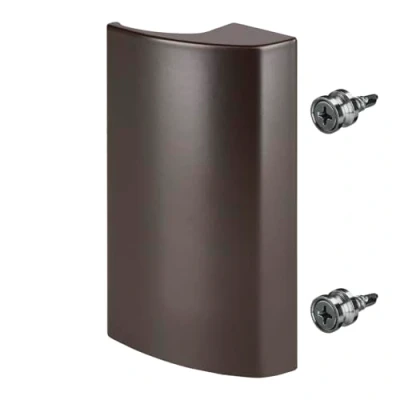 Abbildung von SO TECH® Türgriff Balkontürgriff SEJA II für Terrassentür Ziehgriff Aluminium, braun 85 x 40 20 mm