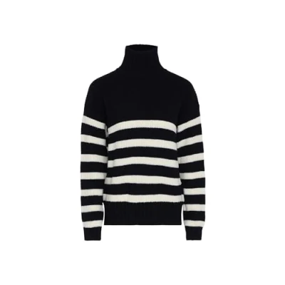 Abbildung von blonda Damen Sweater Schwarz Beige XL/XXL