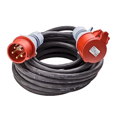 Abbildung von CEE/CeKon Verlängerungskabel Baustelle Kabel H07RNF 16A 5x2,5 mm² 400 V 10 m