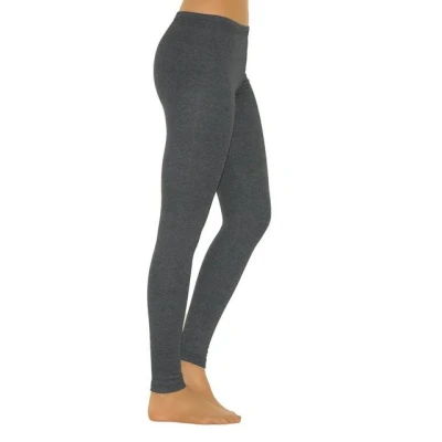 Abbildung von YESET Leggings Thermo lang Hose Damen Fleece Gamaschen dunkelgrau S 34