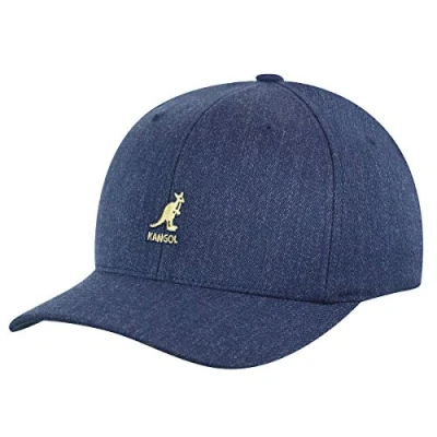 Abbildung von Kangol Unisex Wool Flexfit Baseball Cap, Blau (Denim), S M