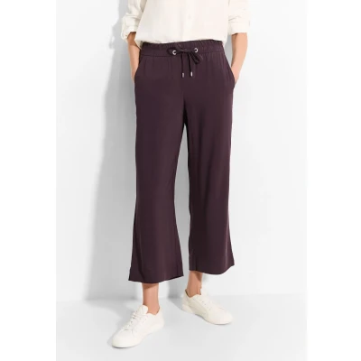 Abbildung von Cecil MIT WIDE LEGS Stoffhose, Damen, Größe: XXL, Rot