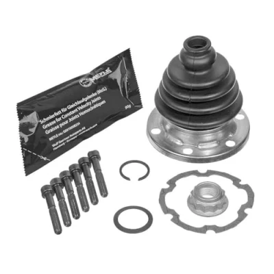 Abbildung von MEYLE 100 498 0095 Achsmanschette getriebeseitig, Vorderachse Gummi ORIGINAL Quality VOLKSWAGEN: GOLF 4 Schrägheck, 3, 3 Variant