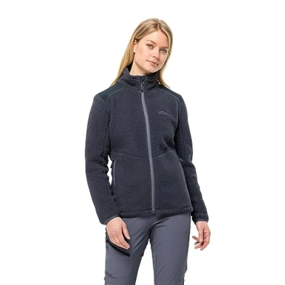 Abbildung von Jack Wolfskin Kammweg PILE FZ W Fleecejacke, Damen, Größe: Medium, Graphite