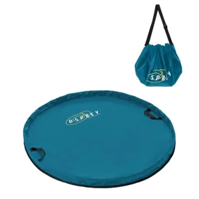 Abbildung von Osprey Neoprenanzug Wickelunterlage, wasserdichte Outdoor Wickeltasche, tragbar, faltbar und wasserabweisend, Reisetasche, Blaugrün, Einheitsgröße