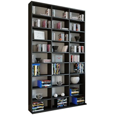 Abbildung von VCM Standregal Holz CD DVD Bücherregal Regal Megosa XL, 1 tlg.