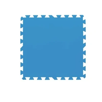 Abbildung von Bestway Flowclear Pool Bodenschutzfliesen Set XL 18 Stück á 50 x cm Blau