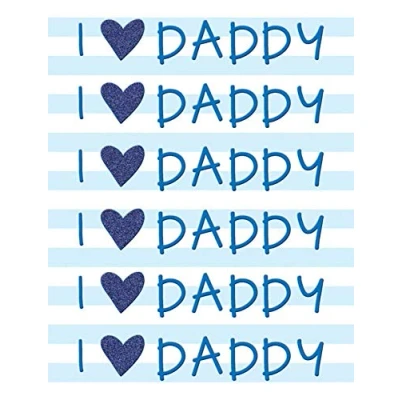 Abbildung von Piccadilly Greetings Moderne Geburtstagskarte für Papa, 20,3 x 15,2 cm