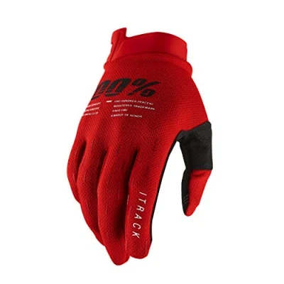 Abbildung von 100% iTRACK Handschuhe, Erwachsene (Rot, X Groß), 10015 003 13, XL