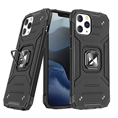 Abbildung von Wozinsky Ring Armor gepanzerte Hybridhülle + Magnethalterung iPhone 13 Pro schwarz