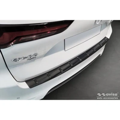 Abbildung von Avisa Schwarz Edelstahl Heckstoßstangenschutz kompatibel mit Mazda CX 60 (KH) 2022 &#039;Strong Edition&#039;