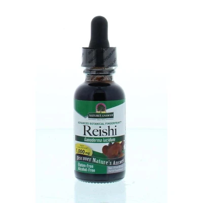 Abbildung von Nature&#039;s Answer Reishi Fruiting Body 1000 mg, 30 ml Alcohol Free Extract Liquid Immune System Builder