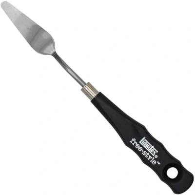 Abbildung von Liquitex 119916 Professional Malmesser mit einer gebürsteten rostfreien Metallklinge für Acrylfarben oder Ölfarben Nr.16