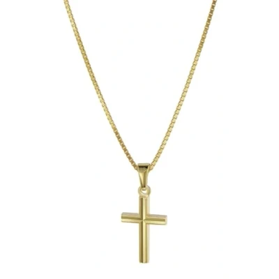 Abbildung von trendor 08504 Kreuz Anhänger für Kinder Gold 333 mit plattierter Halskette