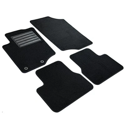 Abbildung von MDM SP 2662 Fußmatten Velours Autoteppich passend für Peugeot 207 2006&gt;2012, black