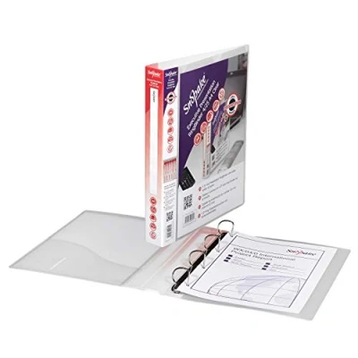 Abbildung von Snopake Präsentationsringbuch/13386 A4 transparent