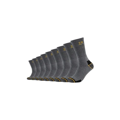 Abbildung von Camano Unisex Crew Online Work Socks 9p, Dark Grey Melange, 39 42