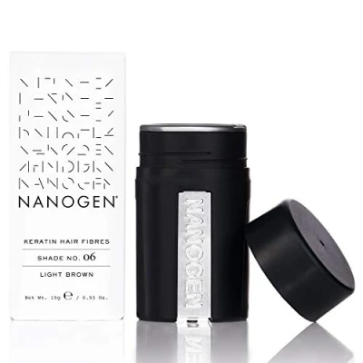 Abbildung von Nanogen Hair Thickening Fibres Light Brown 15g