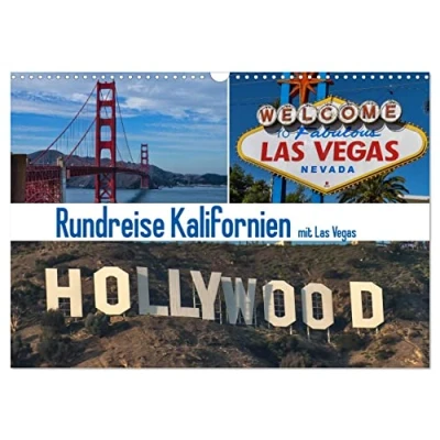 Abbildung von Rundreise Kalifornien mit Las Vegas (Wandkalender 2025 DIN A3 quer), CALVENDO Monatskalender
