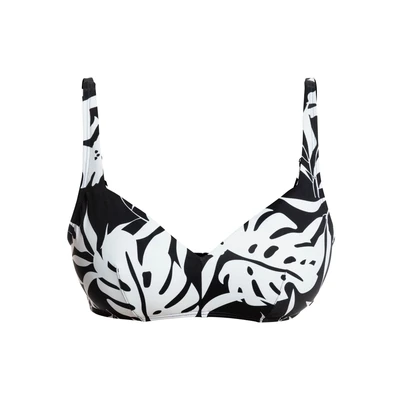 Abbildung von Roxy LOVE THE SUN RAY Bikinitop, Damen, Größe: Large, Anthracite surf trippin bico s