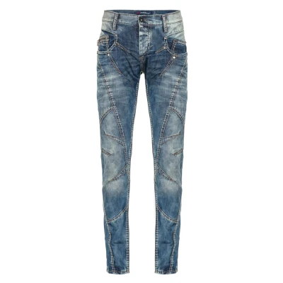Abbildung von Cipo &amp; Baxx Jeans Slim Fit, Herren, Größe: 32x34, Standard