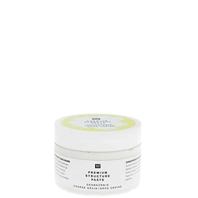 Abbildung von Rico Design Strukturpaste Premium, Grobk?rnig, wei?, 120 ml