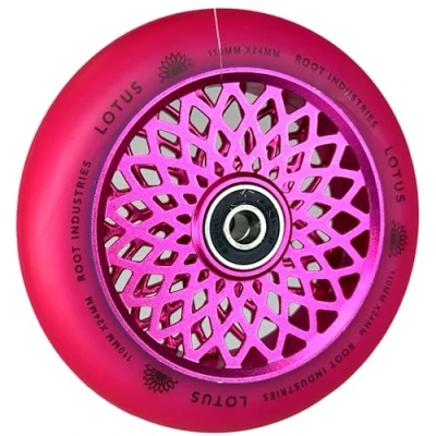 Abbildung von Root Industries Stuntscooter Lotus Stunt Scooter Rolle 110mm Radiant Pink/PU Pink