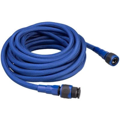 Abbildung von Semptec Urban Survival Technology Trinkwasserschlauch: Extra Leichter Wasserschlauch, bis 24 bar, mit Schlauchverbinder, 10 m (Frischwasserschlauch, Camping Zubehöre Wohnmobil, Wasserkanister)