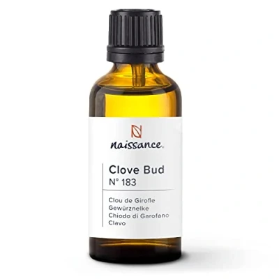 Abbildung von Naissance Gewürznelke Ätherisches Öl (Nr. 183) 50ml 100% Naturreines Gewürznelkenöl (Nelkenöl) für Naturkosmetik, Massage, Aromatherapie, Duftlampe Duftöl Aroma Diffuser