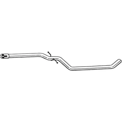 Abbildung von BOSAL 823 081 Abgasrohr VOLKSWAGEN: Golf 5 Schrägheck, 6, Plus / Crossgolf, SEAT: Leon II Altea, AUDI: A3 Schrägheck