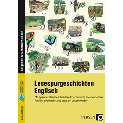 Abbildung von Lesespurgeschichten 5./6. Klasse Englisch: Mit spannenden Geschichten differenziert Lesekompetenz fördern und nachhaltig Lust am Lesen wecken