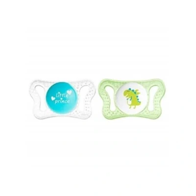 Abbildung von Chicco 00075121210000 Sauger Physio Micro Boy 0 2M, 2 Stück, blau