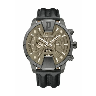 Abbildung von Police Huntley Chronograph Schwarz grau, Herren, Größe: One Size, grau
