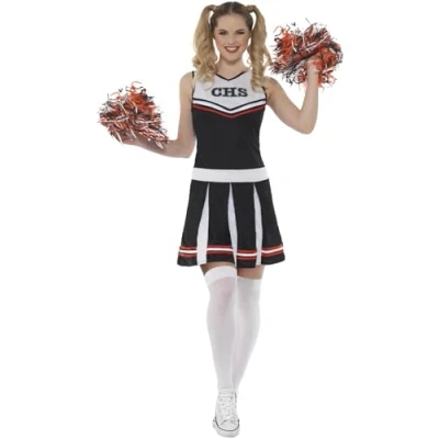 Abbildung von Smiffys Kostüm Cheerleader schwarz, Ein zum Jubeln!