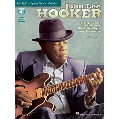 Abbildung von John Lee Hooker Signature Guitar Licks: Lehrmaterial, CD für Gitarre (Guitar Licks): A step by Breakdown of His Styles and Techniques