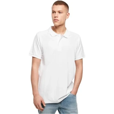 Abbildung von Build Your Brand Men&#039;s BY008 Polo Piqué Shirt T, Black, M