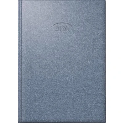 Abbildung von Brunnen Buchkalender 765 14,3x20,2cm 1 Tag/Seite Metallico cosmosblau
