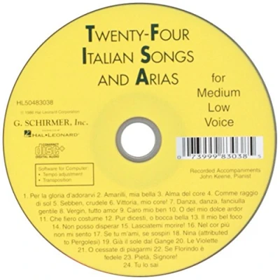 Abbildung von 24 Italian Songs and Arias of the 17th 18th Centuries