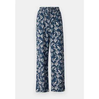 Abbildung von Schiesser Damen Schlafhose lang Webhose Mix + Relax Pyjamaunterteil, Jeansblau_181198, 34