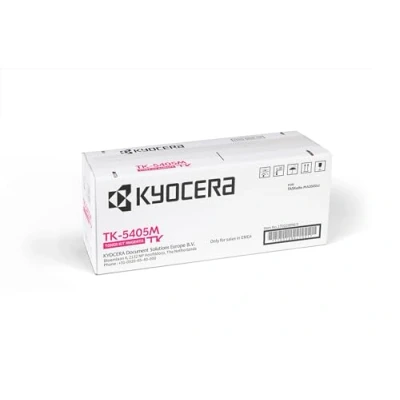 Abbildung von Kyocera Toner TK 5405M Magenta. Original Tonerkartusche. Drucker kompatibel für TASKalfa MA3500ci. Multifunktionsgerät.