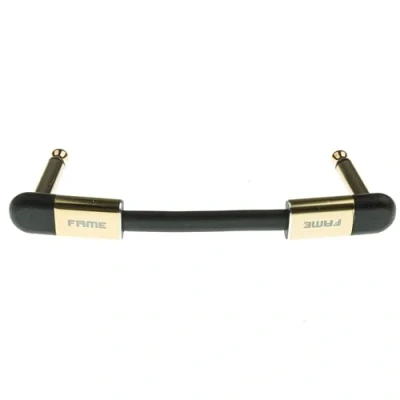 Abbildung von Fame Flat Patch Cable Gold 5 cm