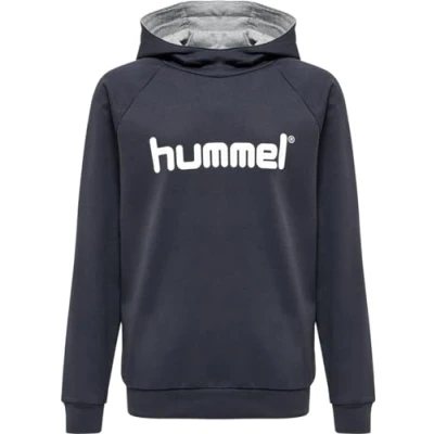 Abbildung von Hummel LOGO Hoodie Unisex Kapuzenpullover für Kinder, Größe: 116, India ink