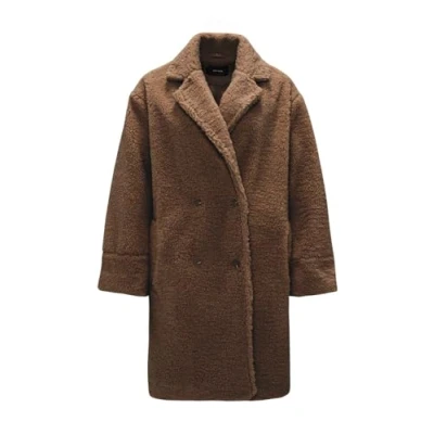 Abbildung von Opus Honise Klassischer Mantel, Damen, Größe: 40, Cocoa